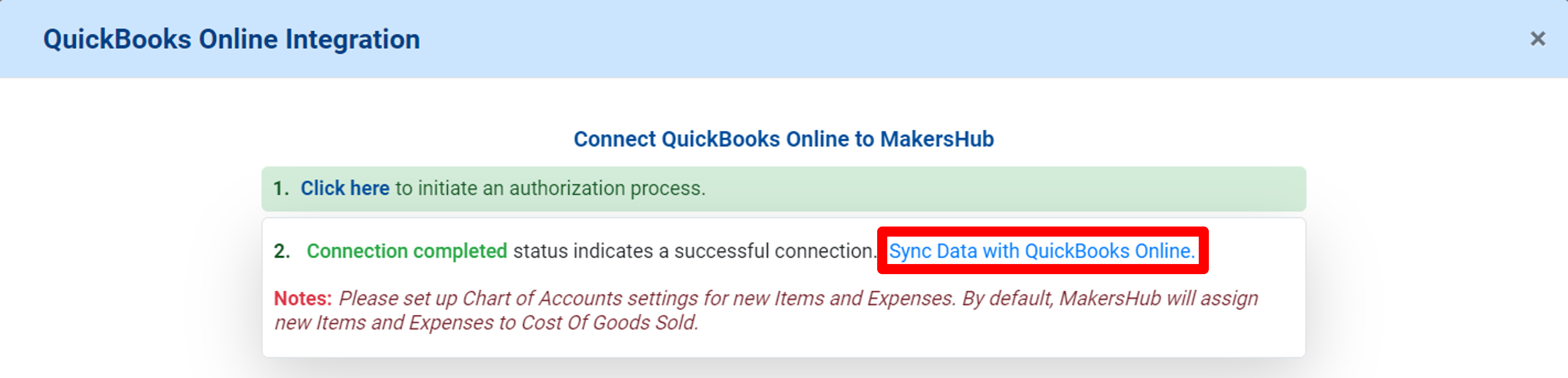 Integrating with QuickBooks Online