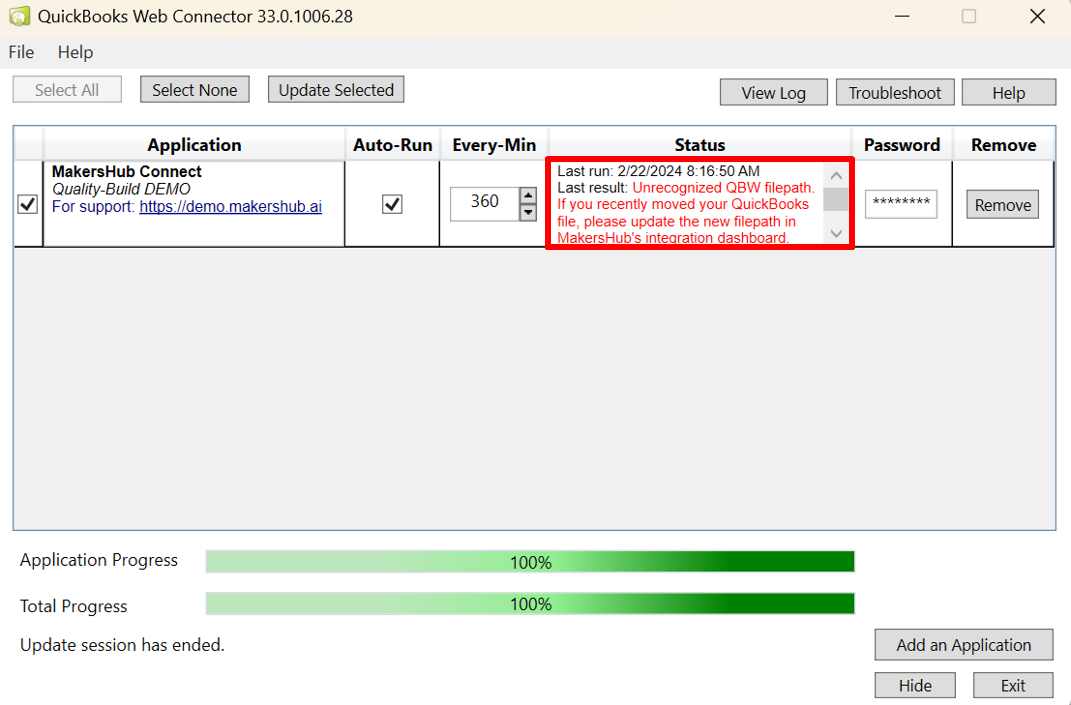 Unrecognized File Path Error