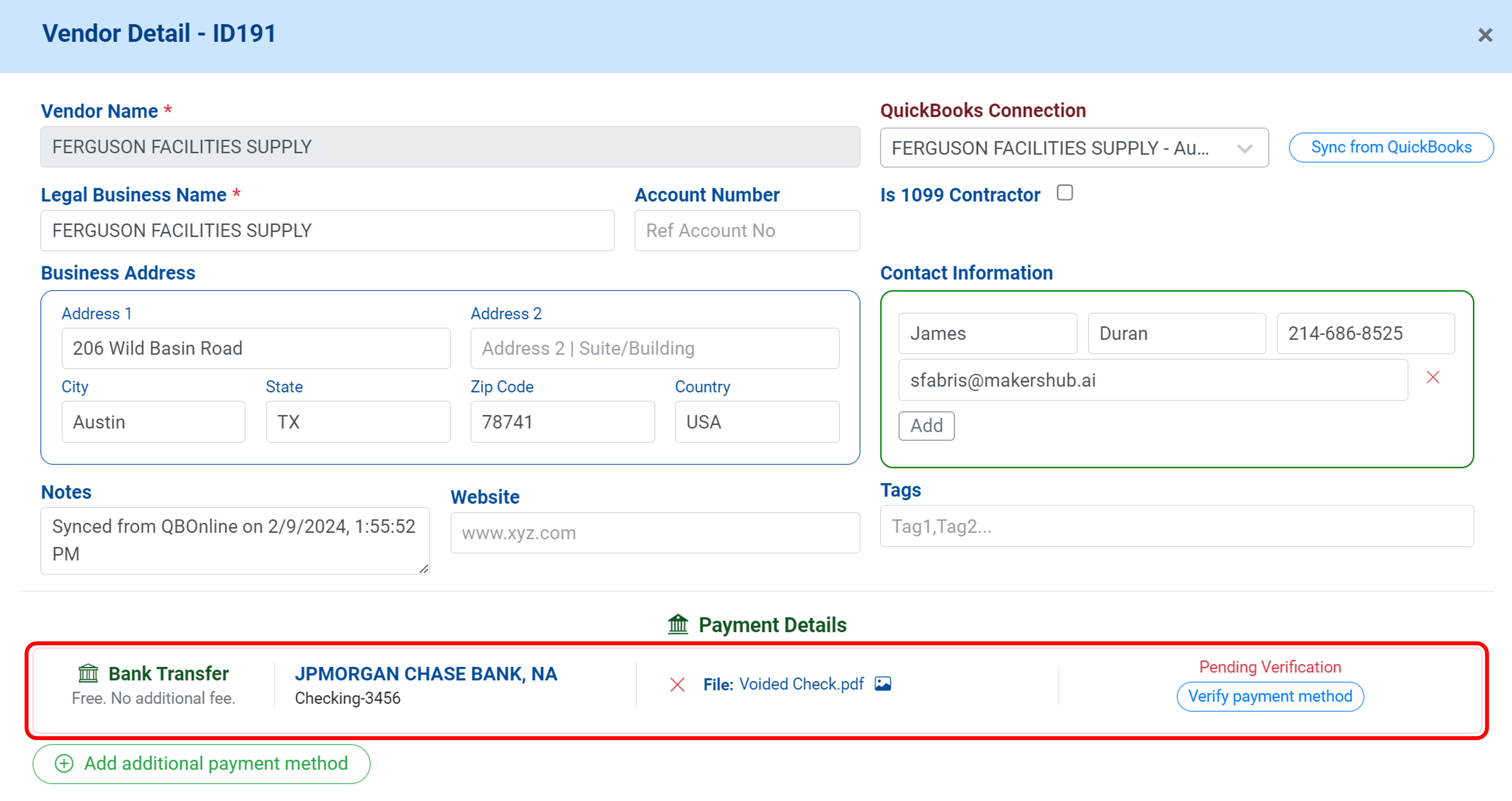 Verify Payment Method(2)