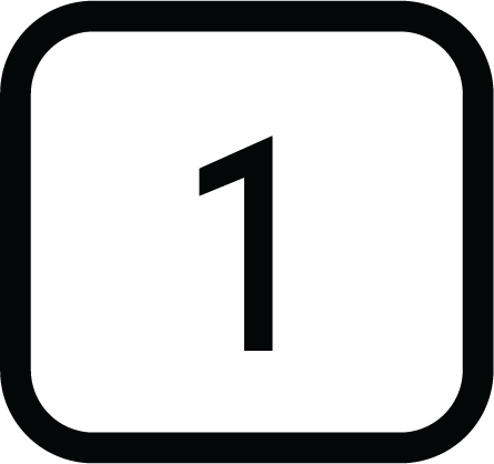 Icon for the HDX device ports on the HDX system hub. There are 6 HDX device connection ports.