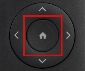 Home button on remote