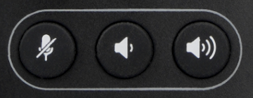 Volume and mute buttons on remote