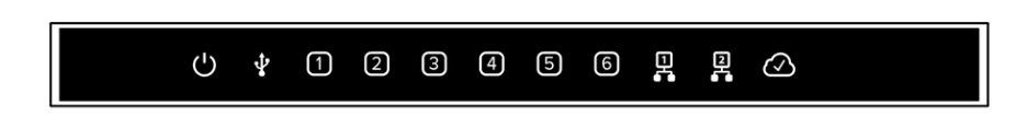 Operation Modulation HDX system hub status indicator lights | Nureva support