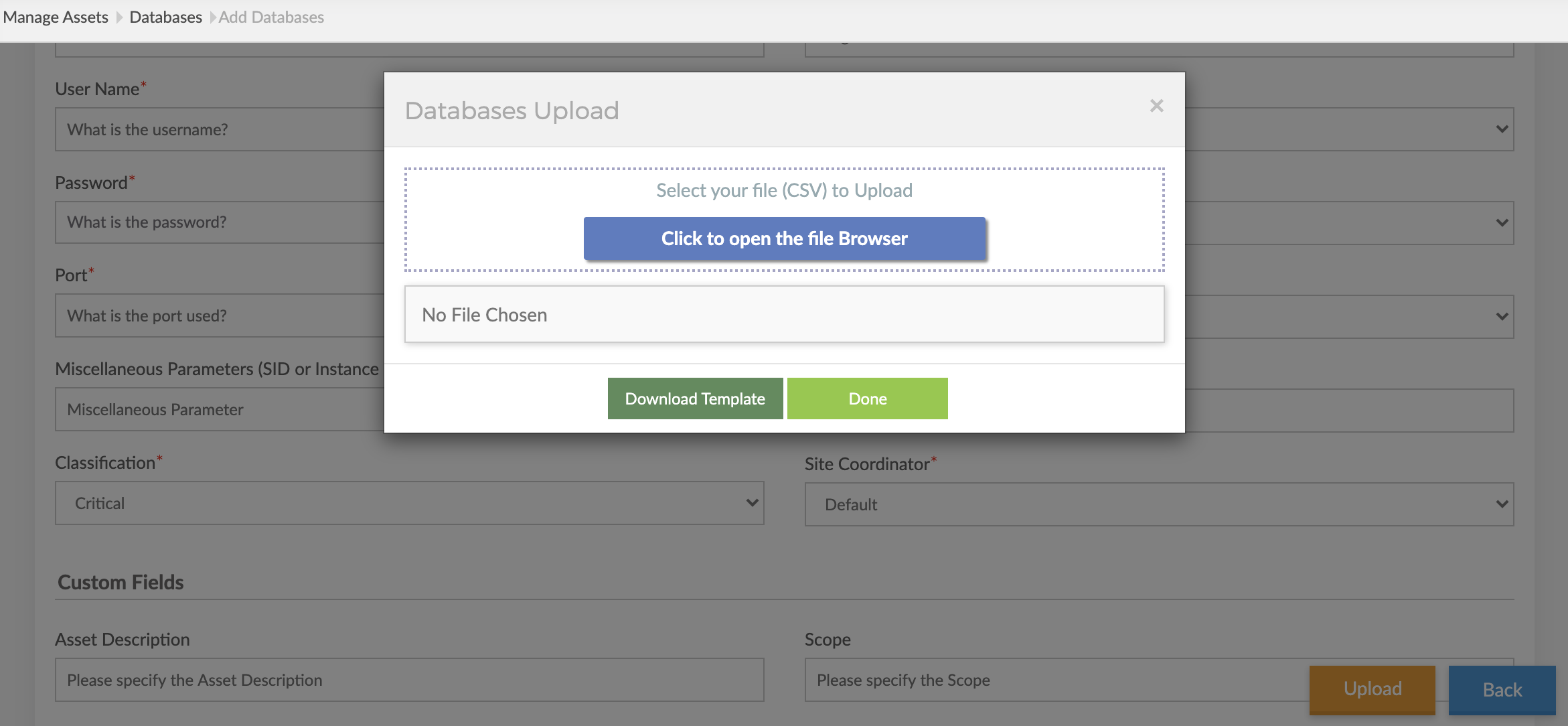 Map new agentless assets to a Site Coordinator(1)