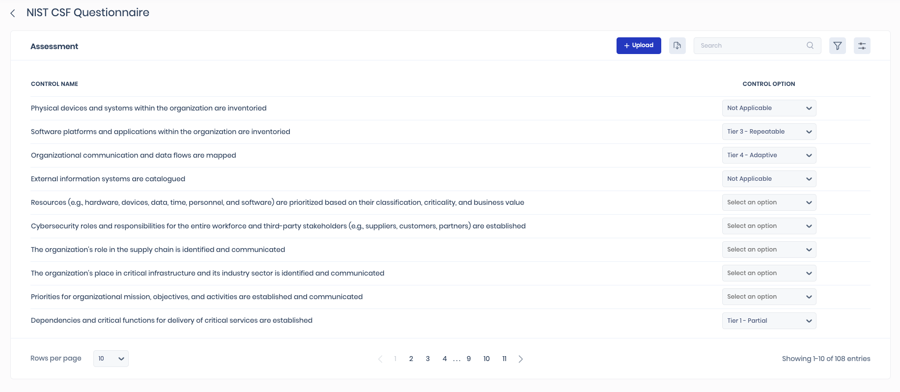 NIST CSF Assessment