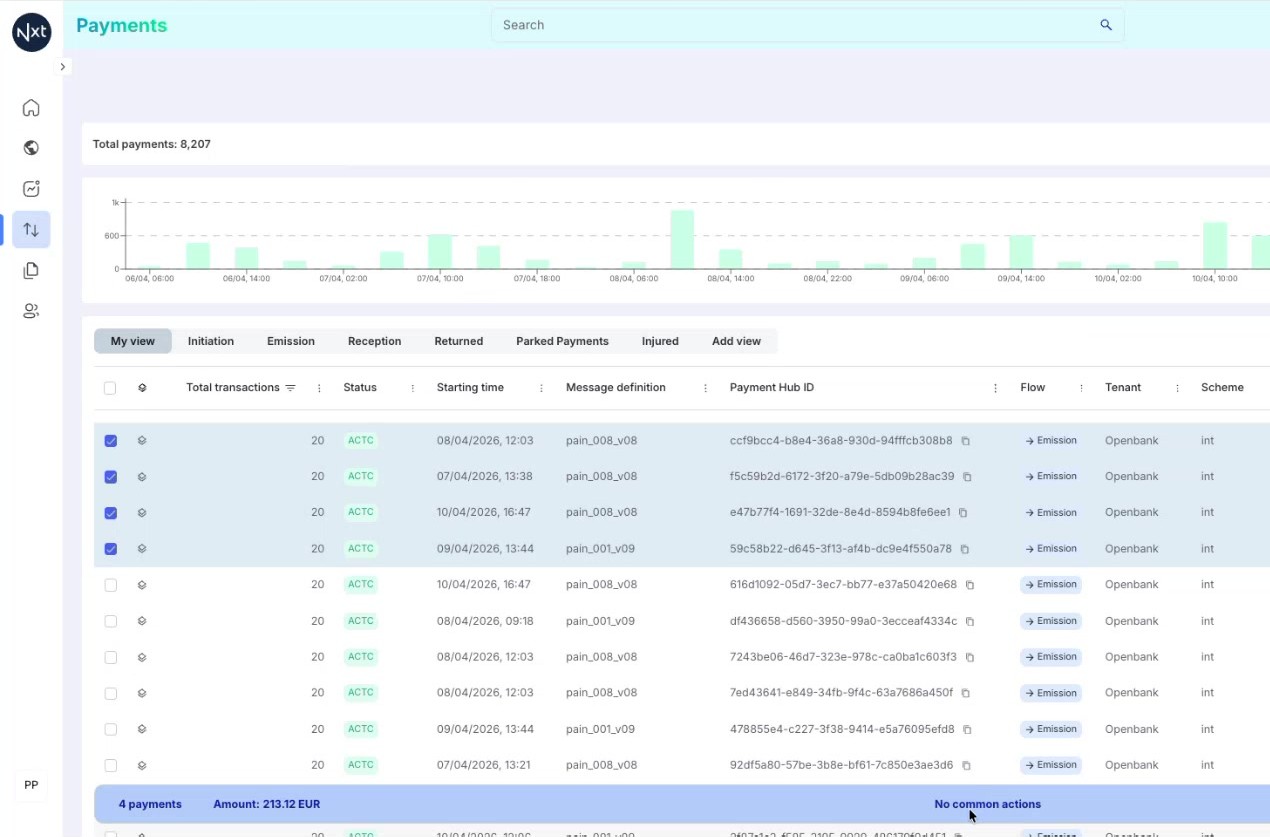 Multiple Payment Selection