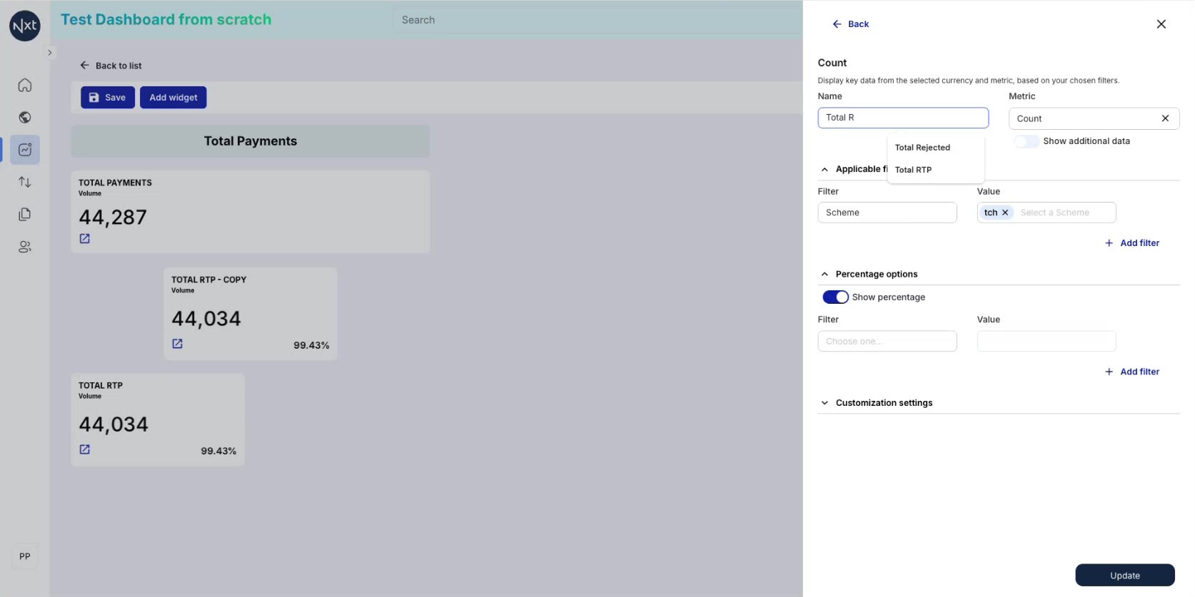 Duplicate a Widget
