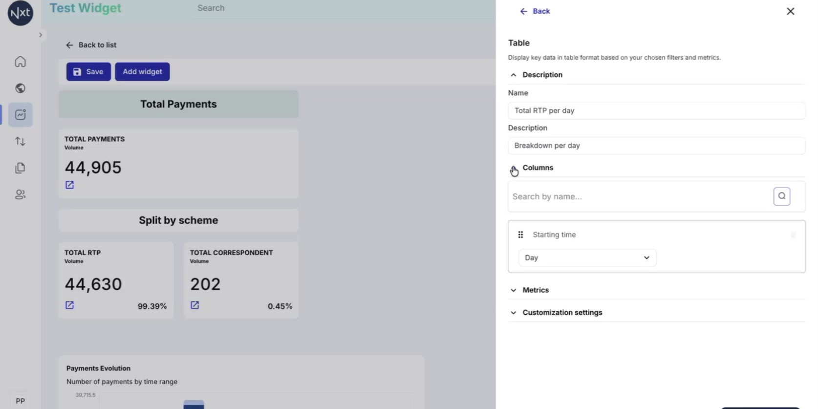 Review and Create the Imported Widget
