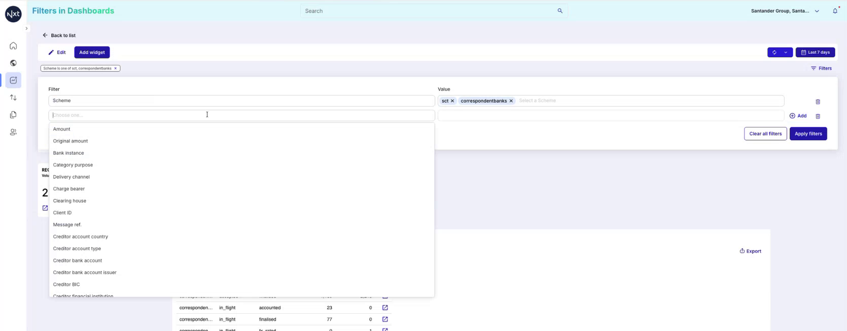 Consumers Can Add Additional Filters