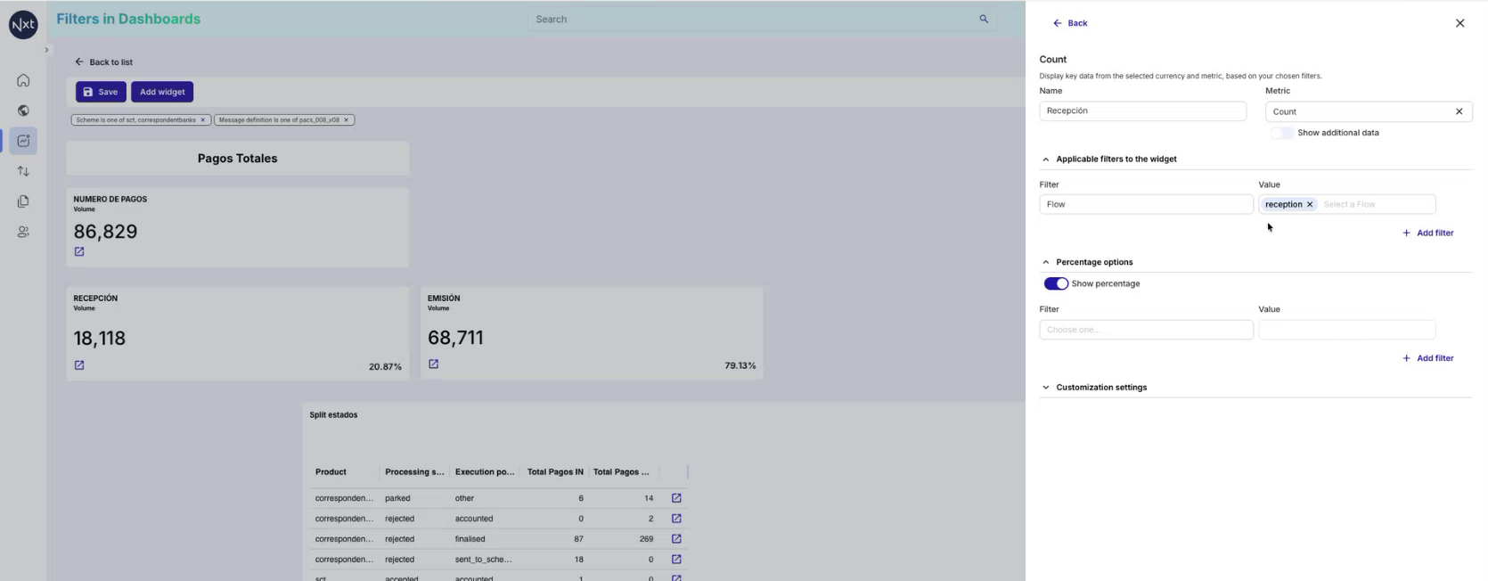 Widget-Level Filter Configuration