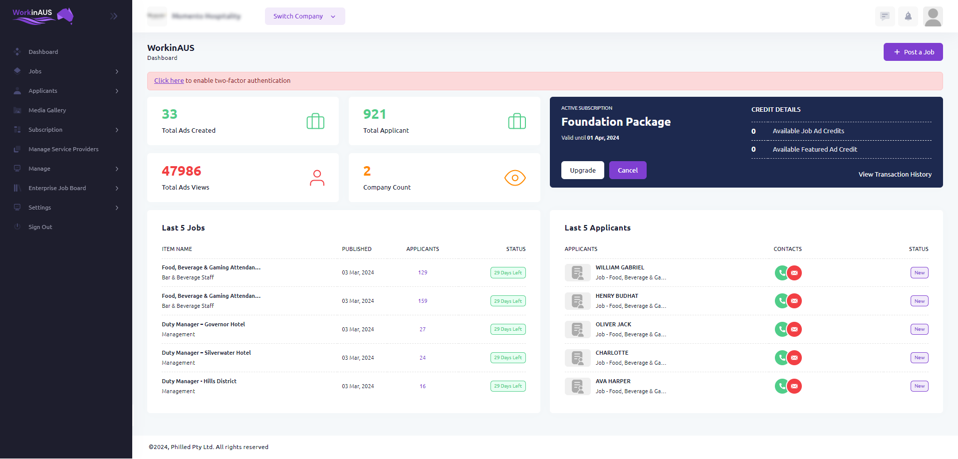 Dashboard-withData