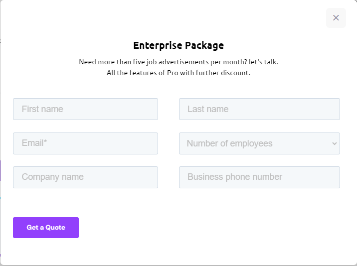 EnterpriseForm