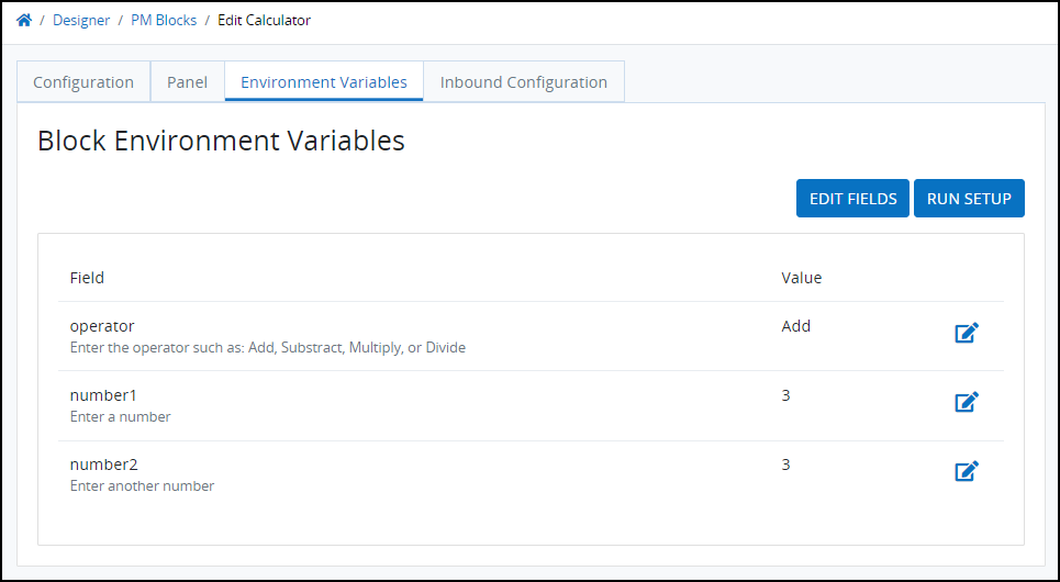 Environment Variables Done