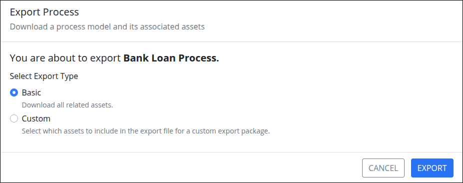 Export a Process