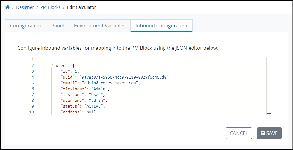 Inbound Configuration