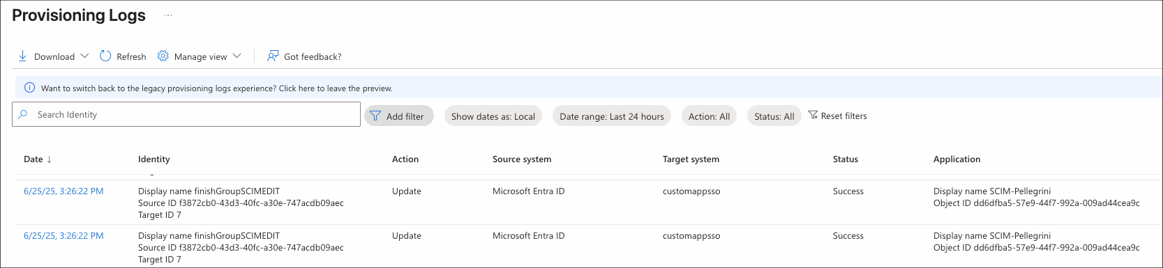 SCIM in Azure Active Directory