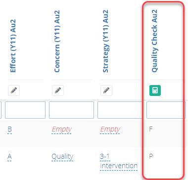 quality check exemplar