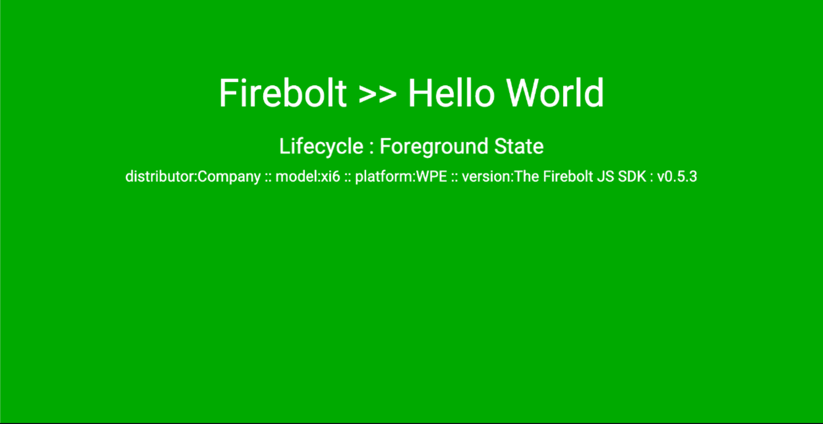 Hello World Guide