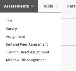 assessments tab