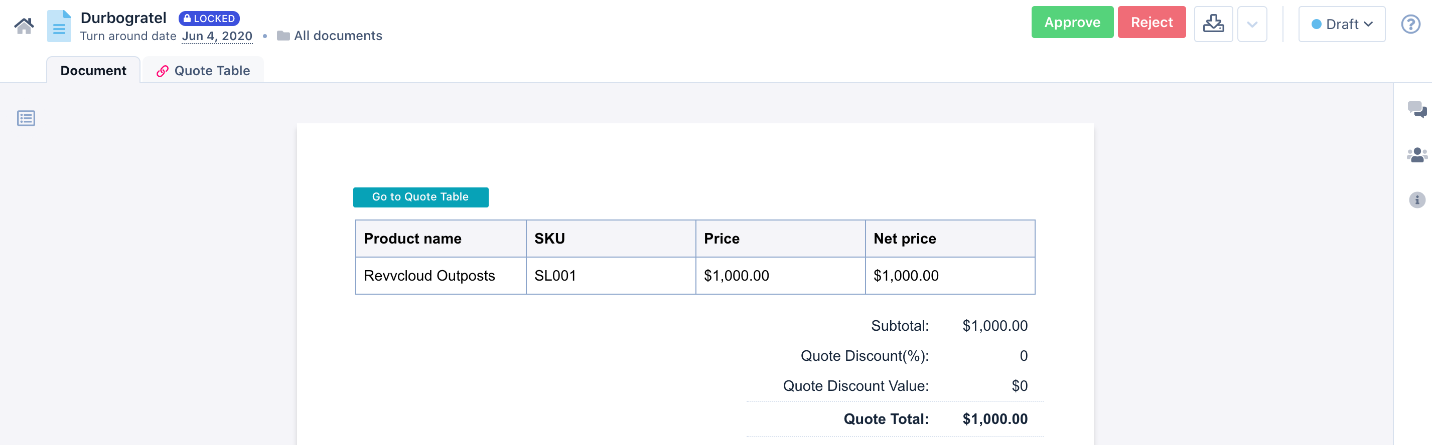 Approve Or Reject Documents Using RevvSales