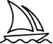 The Midjourney boat logo
