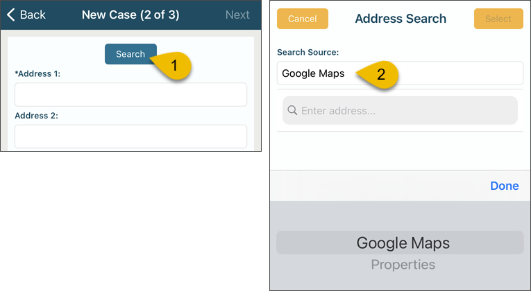 Address search when creating a new case in IC3, sprint 25.png