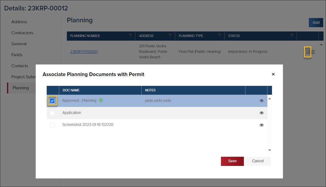 Associate planning documents with permit.png