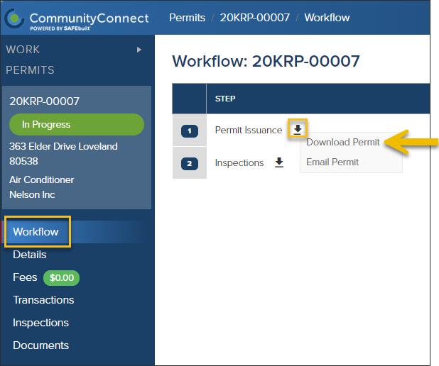CommunityConnect, Download Documents from the Workflow.png