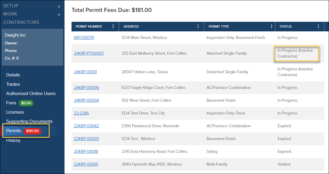 Contractor, Permits, Status with Inactive Contractor.png