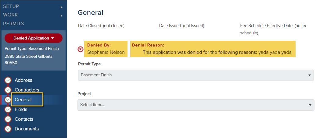 Denied Application, General, Denied By and Reason.png