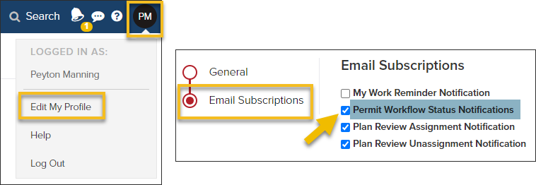 Email subscriptions, permit workflow status notifications.png