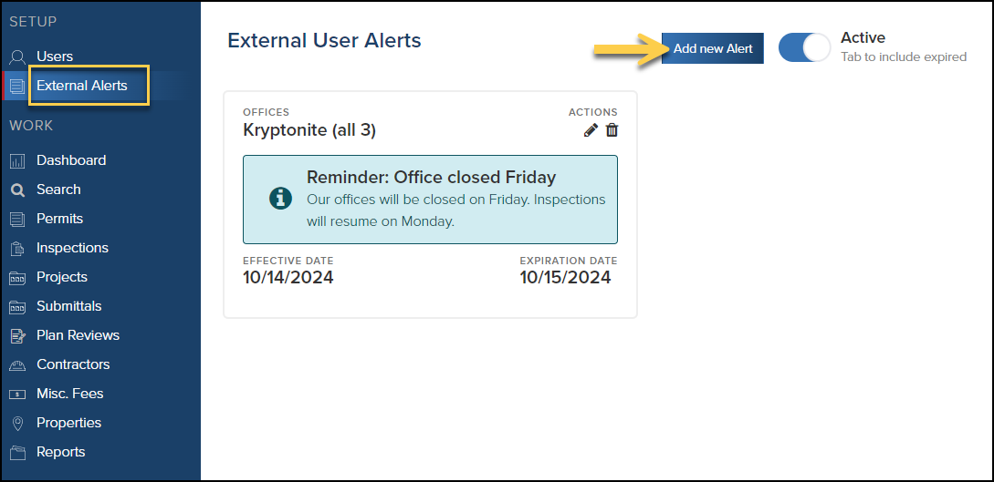 External alerts, Add new Alert button.png