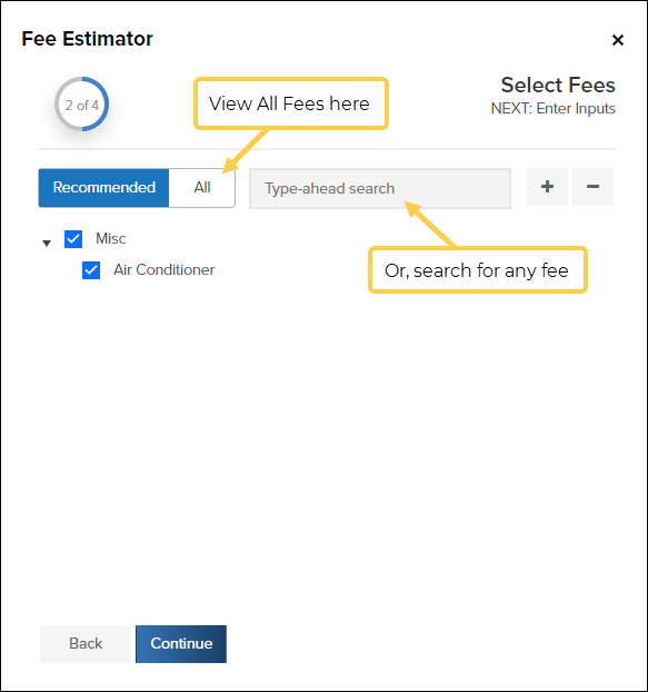 Fee Estimator, Select Fees.png