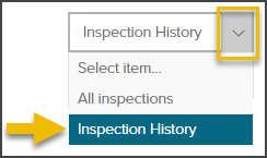 Inspection history