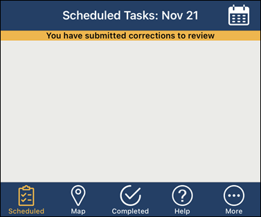 InspectorConnect Banner, You have submitted corrections to review.PNG