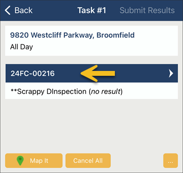 InspectorConnect, Tasks, Select Permit Number.PNG