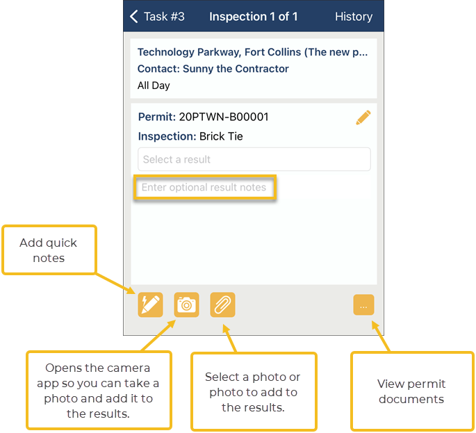 InspectorConnect, add notes and files to an inspection result.PNG