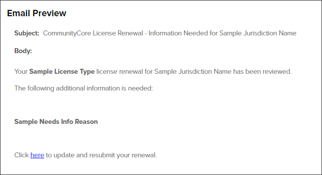 License renewal, needs more info, email to contrator.png