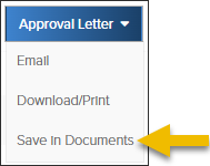 Save in Documents - Approval Letter.png