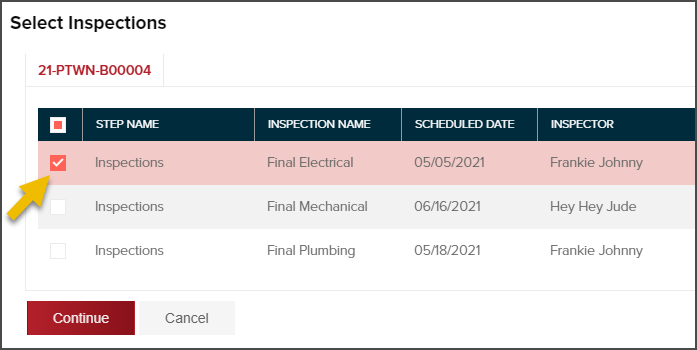 Select inspections to cancel - project, job, permit.png