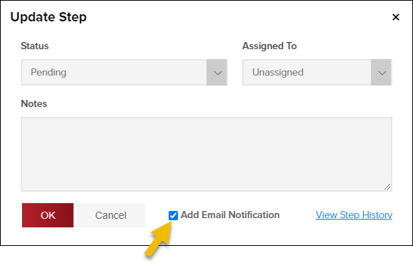 Sprint 10, workflow notifications step 2 - add email notification