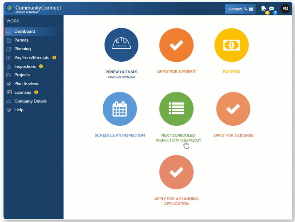 Sprint 21, Contractor Applies for a Business License.gif