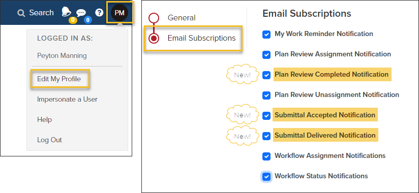 Sprint 8, New Email Subscription Options.png