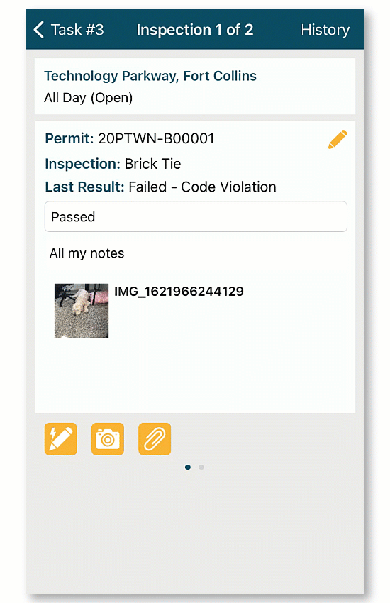Swipe to move between cases IC 3.0 inspections.gif