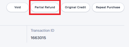 Refunding a Transaction