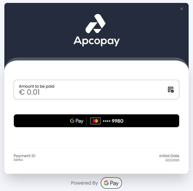 ApplePay Google Pay using our Hosted Payment Page