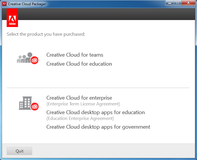 use adobe cloud packager for mac