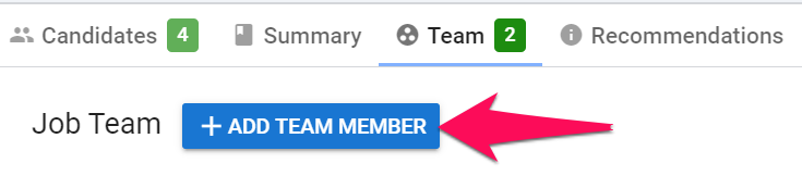 Add a Team Member to a Job or an Organization(Client-Department) 7