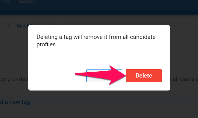 Manage Candidate Tags 6