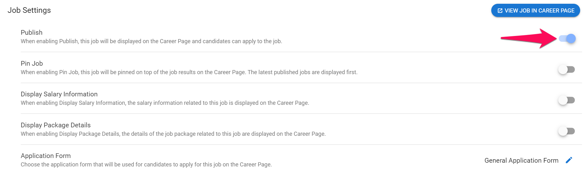Publish a Job to your Career Page 3